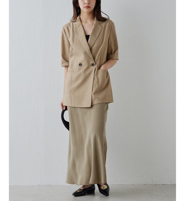  「【人気アイテムが今年も登場！】ハーフスリーブジャケット」|テーラードジャケット|