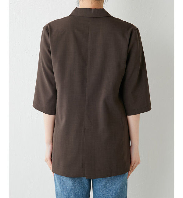  「【人気アイテムが今年も登場！】ハーフスリーブジャケット」|テーラードジャケット|