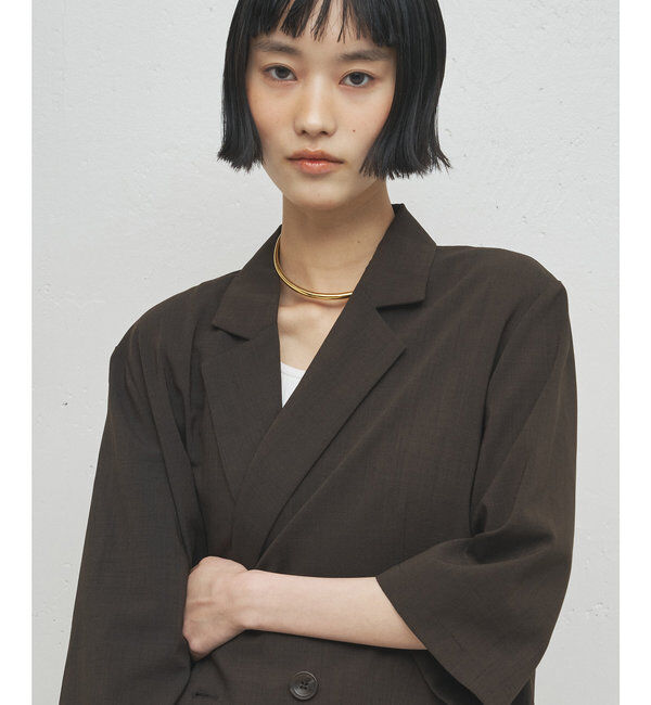  「【人気アイテムが今年も登場！】ハーフスリーブジャケット」|テーラードジャケット|