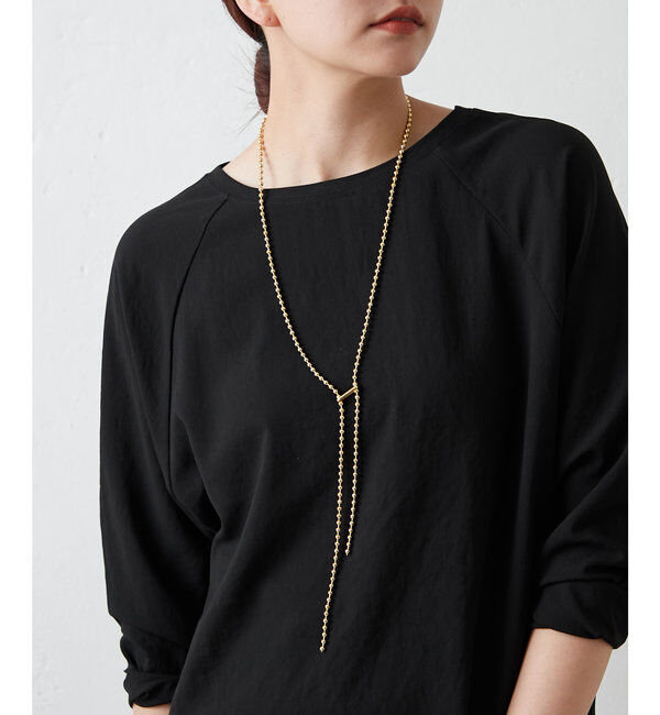  「【EO】ボールチェーンネックレス」|ネックレス|ゴールド