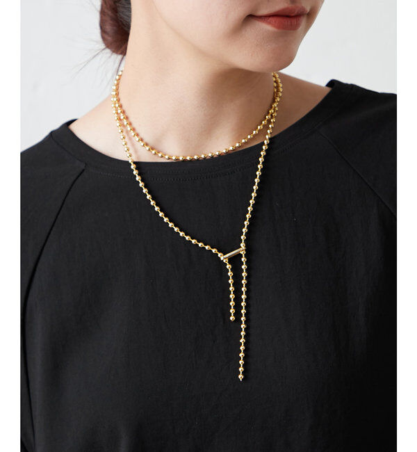  「【EO】ボールチェーンネックレス」|ネックレス|