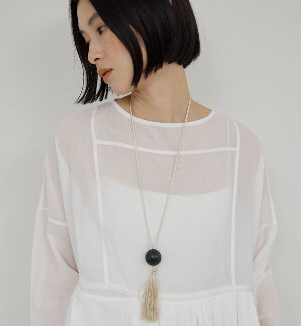  「タッセルコードネックレス」|リング|
