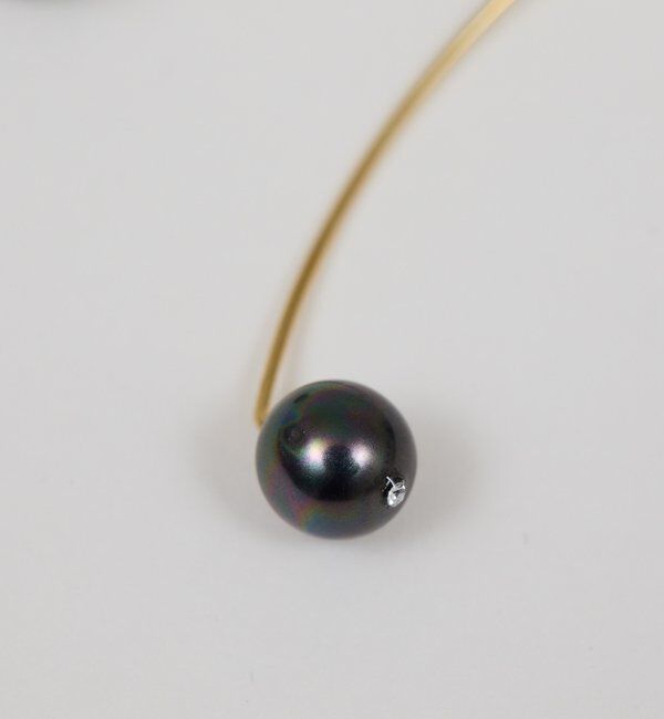  「シェルパールラインフックピアス」|リング|