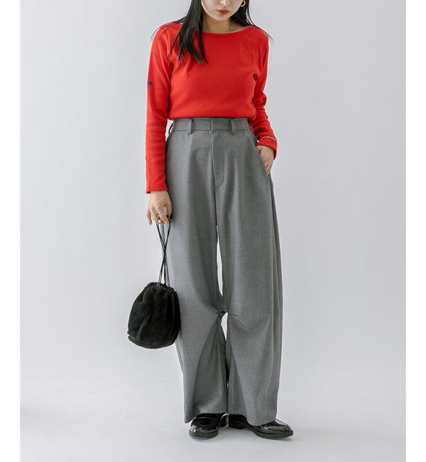  「[mline]チビ長袖ロングTシャツ」|Tシャツ・カットソー|