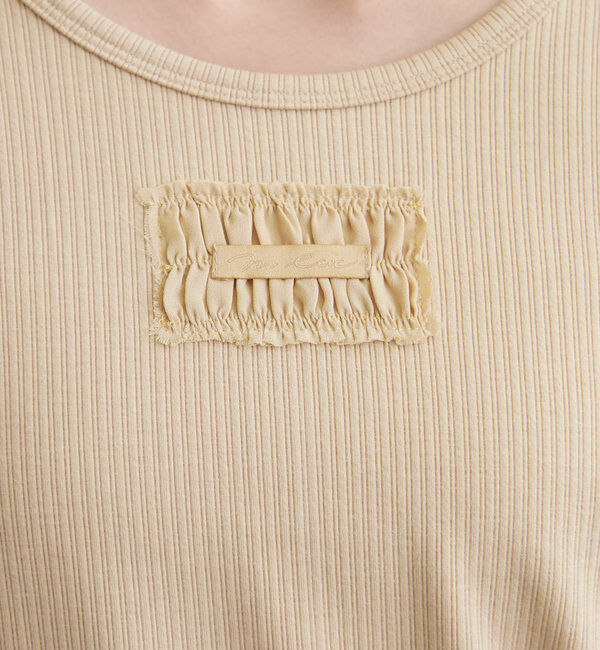  「[mline]ロゴポイントリブＴ」|Tシャツ・カットソー|