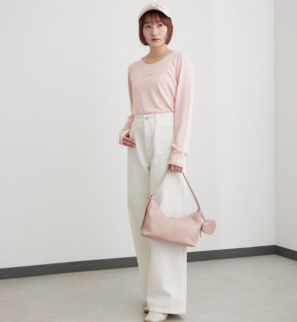  「[mline]ロゴポイントリブＴ」|Tシャツ・カットソー|