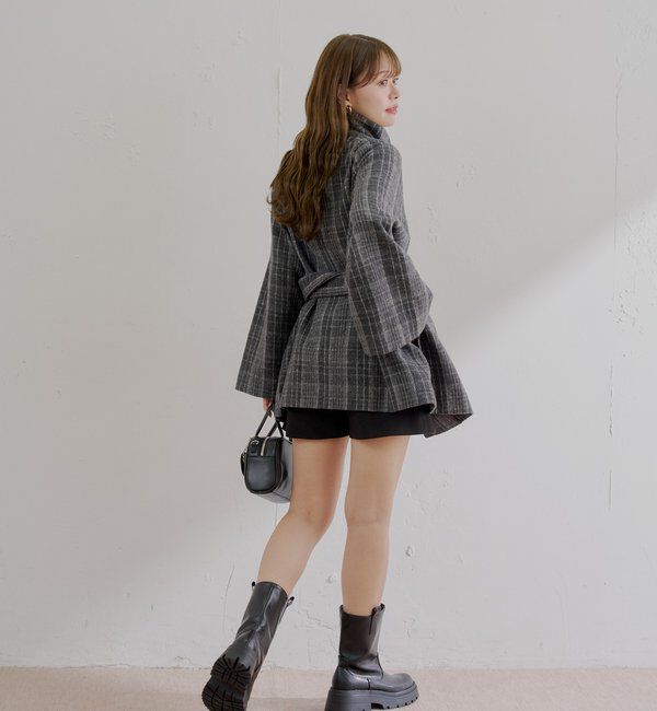  「【WEB限定/REVIVAL】ファー取り外しケープコート」|その他|