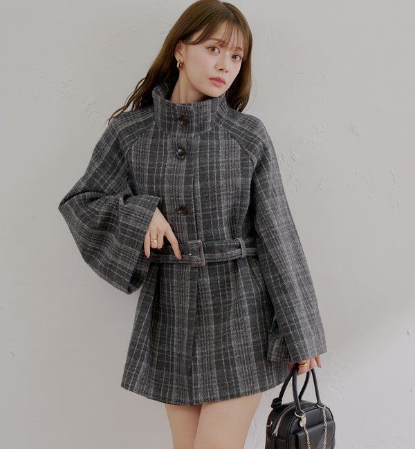  「【WEB限定/REVIVAL】ファー取り外しケープコート」|その他|