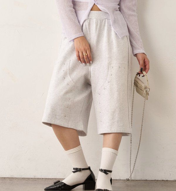  「ダブルニーホットフィットハーフパンツ 」|チノ|