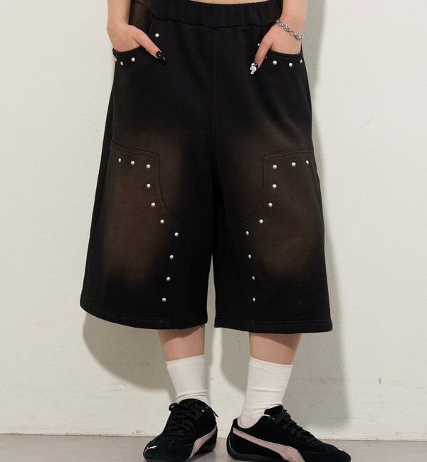  「ダブルニーホットフィットハーフパンツ 」|チノ|