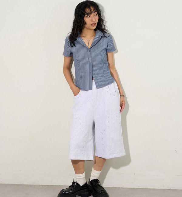  「ダブルニーホットフィットハーフパンツ 」|チノ|