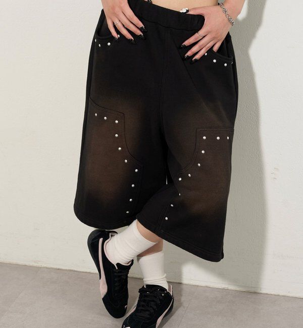  「ダブルニーホットフィットハーフパンツ 」|チノ|