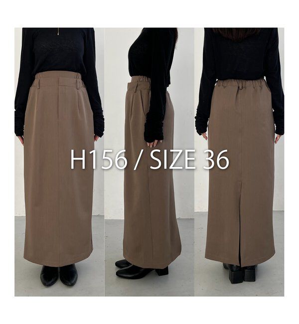  「【低身長サイズあり】Wウエストスカート」|スカート|