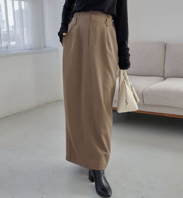  「【低身長サイズあり】Wウエストスカート」|スカート|