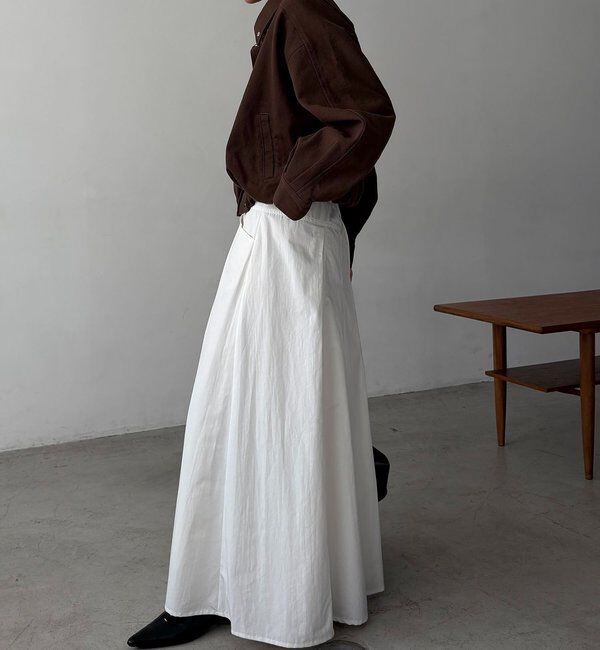  「【サイズ展開あり】ラウンドデニムブルゾン」|ブルゾン・スタジャン|