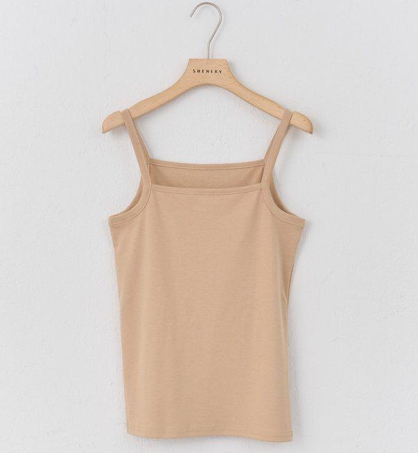  「フライスキャミソール」|キャミソール|ベージュ