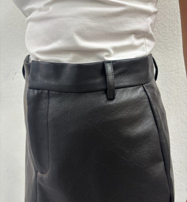  「レザーミニスカート」|スカート|