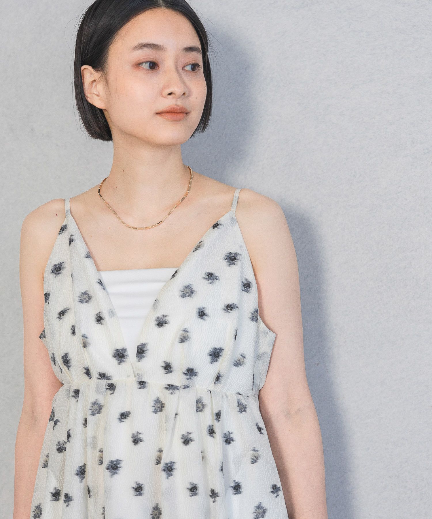 A part by 「フラワージャガードコクーンキャミワンピース」|ワンピース|