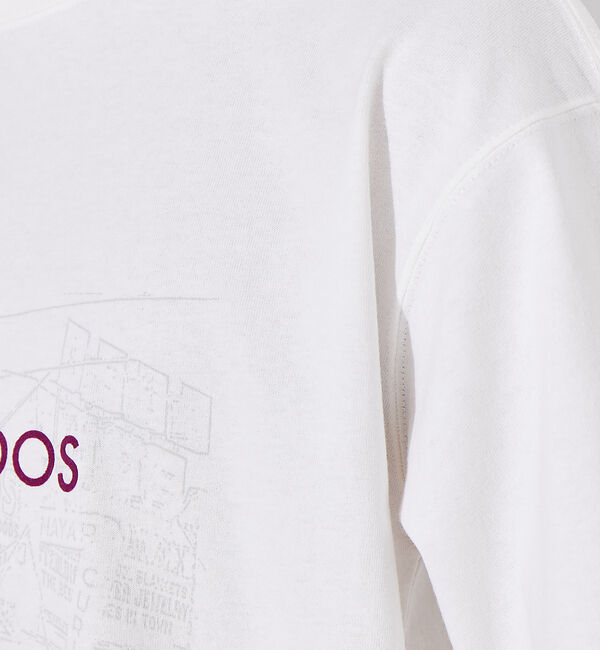 ABAHOUSE「バハカリフォルニア ネオンプリントフロッキーTシャツ」|Tシャツ・カットソー|