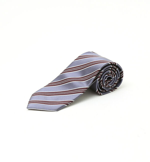 ABAHOUSE「レジメンタル柄 ネクタイ」|ネクタイ・蝶ネクタイ|グレー