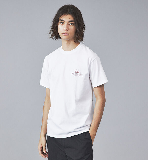 ABAHOUSE「【FRUIT OF THE LOOM】フロント＆バックプリント クルーネック シ」|Tシャツ・カットソー|