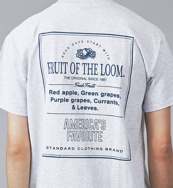 ABAHOUSE「【FRUIT OF THE LOOM】フロント＆バックプリント クルーネック シ」|Tシャツ・カットソー|