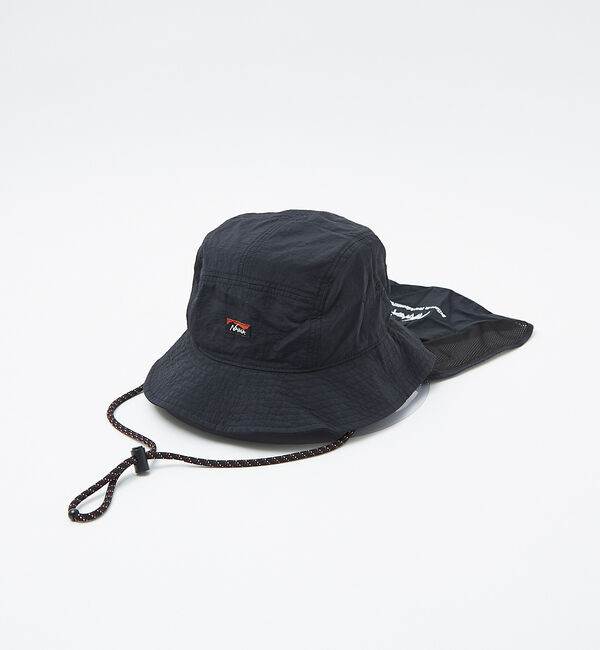 ABAHOUSE「【NANGA/ナンガ】/NYLON TUSSER SUNSHADE HAT/ナイ」|その他|ブラック