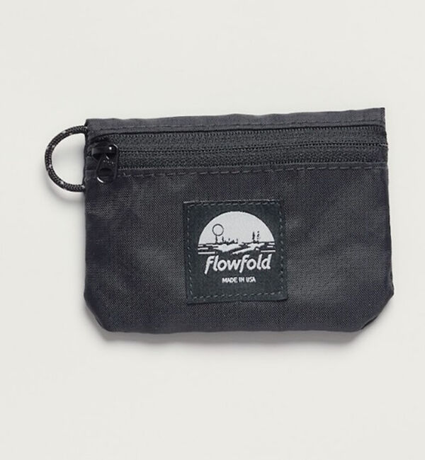 ABAHOUSE「【Flowfold/フローフォールド】 MINI POUCH/ミニポーチ/小銭入」|財布|ブラック