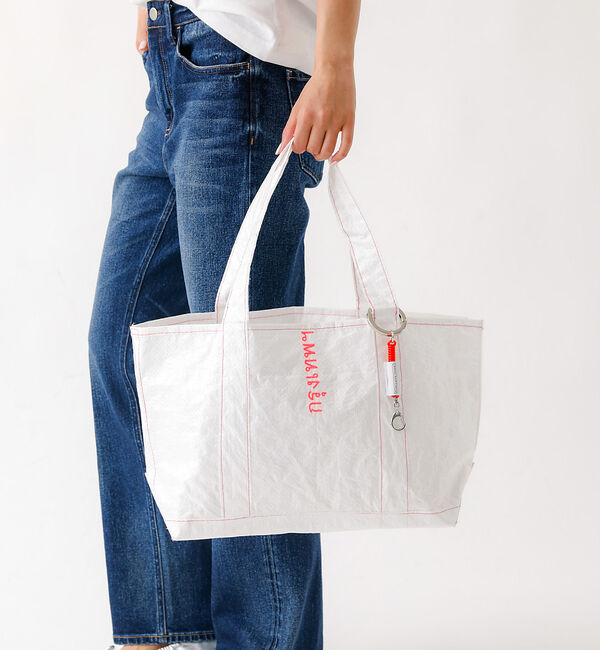 ABAHOUSE「【THAILAND MADE／タイランド メイド】チャーム付きトートバッグM/セ」|トートバッグ|