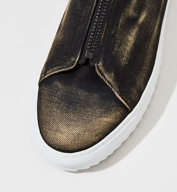 alfredoBANNISTER「【デニム】センタージップ ハイカットスニーカー」|スニーカー|