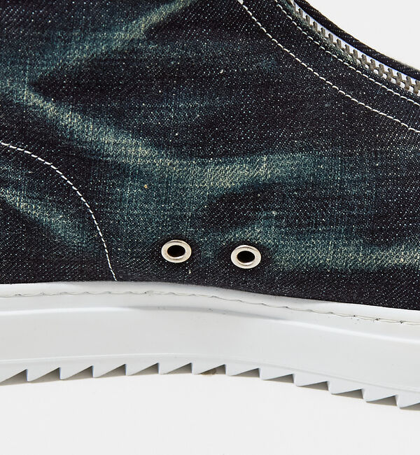 alfredoBANNISTER「【デニム】センタージップ ハイカットスニーカー」|スニーカー|