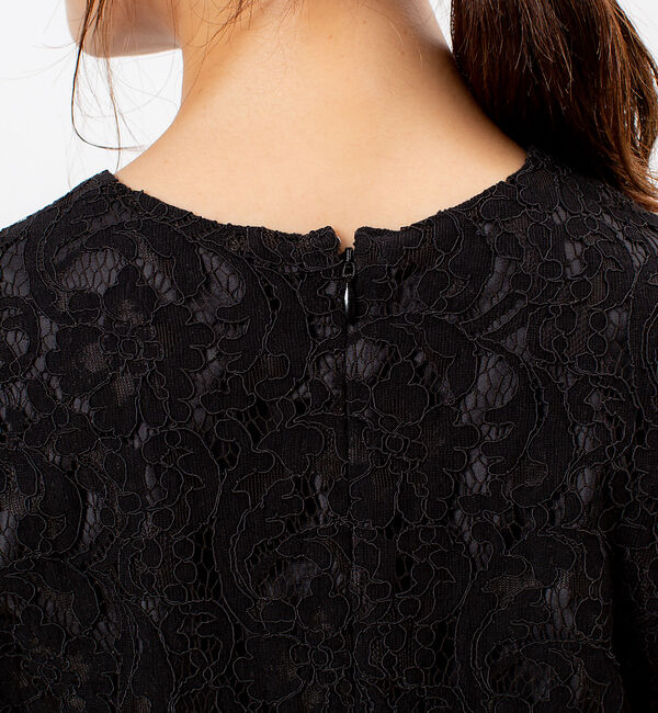 Rouge vif「【FLICKA】ジャガードレースフレアワンピース」|ワンピース|