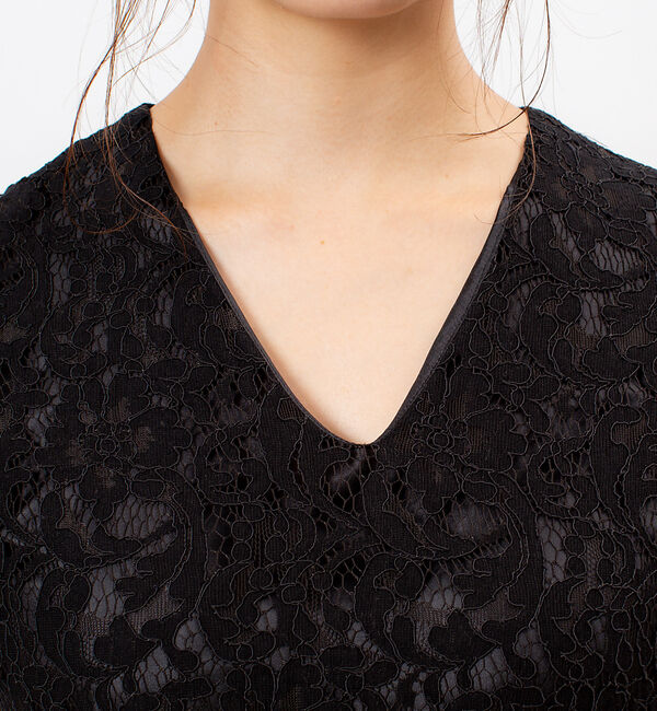 Rouge vif「【FLICKA】ジャガードレースフレアワンピース」|ワンピース|