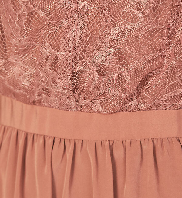 Rouge vif「レースコンビギャザーワンピース」|ワンピース|