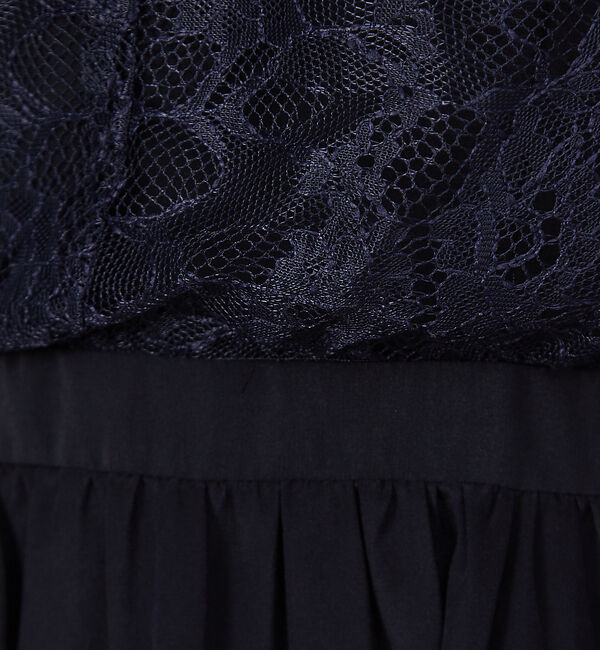 Rouge vif「レースコンビギャザーワンピース」|ワンピース|