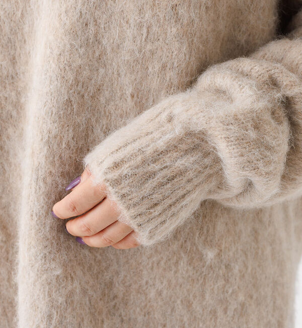 Rouge vif「【一部店舗限定】 　シャギーフォルムVネックニット」|ニット・セーター|