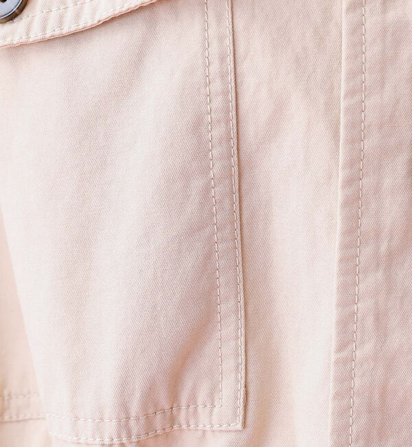 Rouge vif「【Le Melange/ル・メランジュ】ナイロンツイル サファリジャケット【WE」|その他|