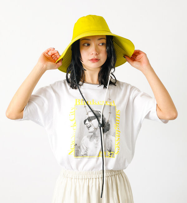 Rouge vif「【Ruben/ルーベン】ラスターワイドブリムハット（顎紐付き）【WEB限定】」|その他|