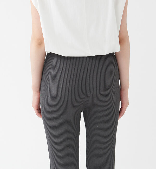 qualite「《セットアップ対応》リブニットスリットパンツ」|その他|