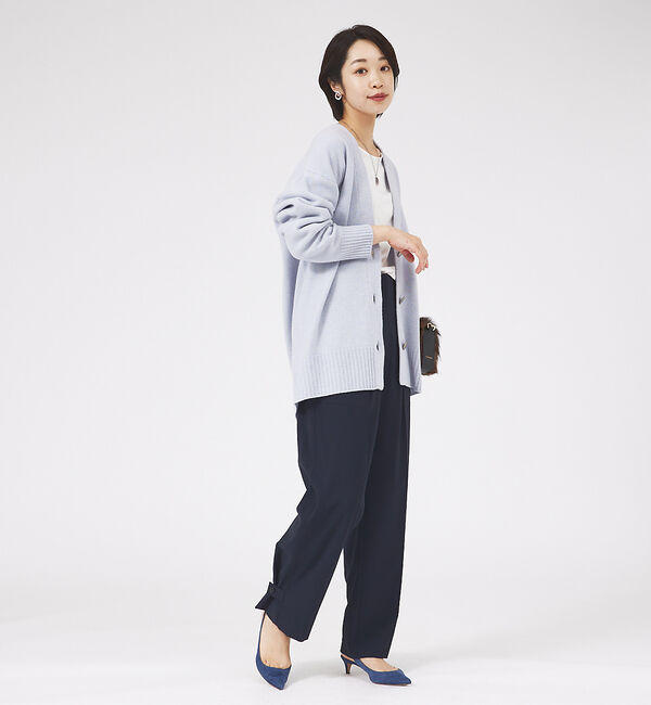 qualite「【アンサンブル対応】ウルグアイウールニットカーディガン」|カーディガン|