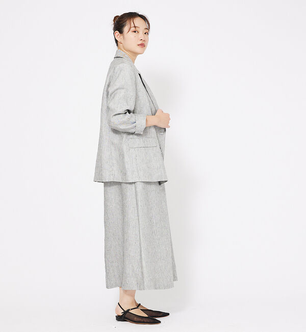 qualite「ラメスラブリネンワンピース」|ワンピース|