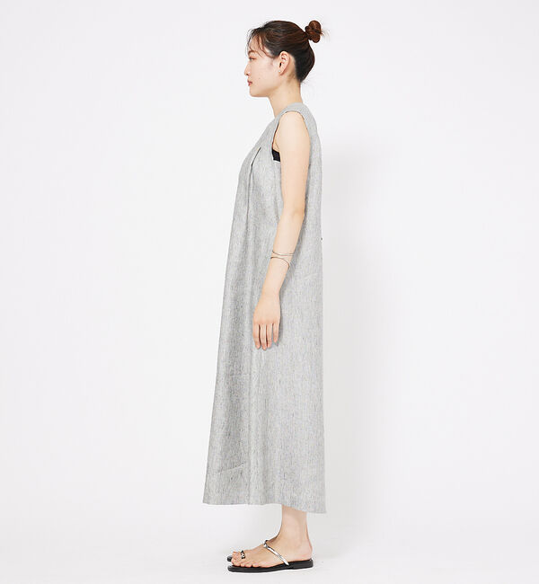 qualite「ラメスラブリネンワンピース」|ワンピース|