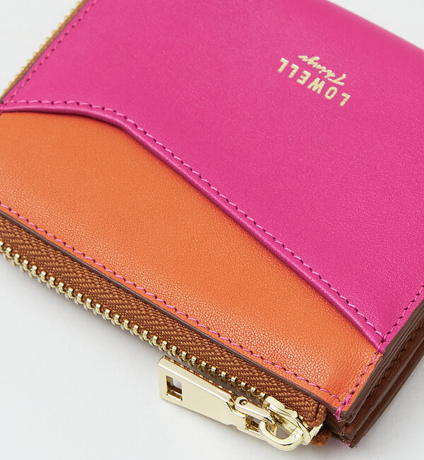 LOWELL things「Reles/L字配色ミニウォレット」|財布|