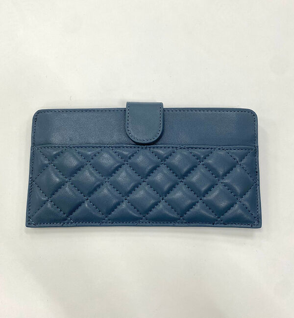 LOWELL things「Quilty/キルティング長財布」|財布|ブルー