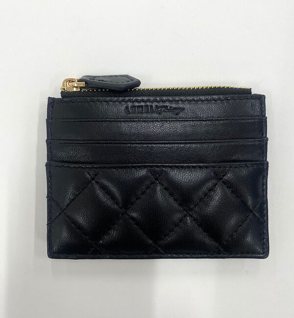 LOWELL things「Quilty/キルティングミニウォレット」|財布|ブラック