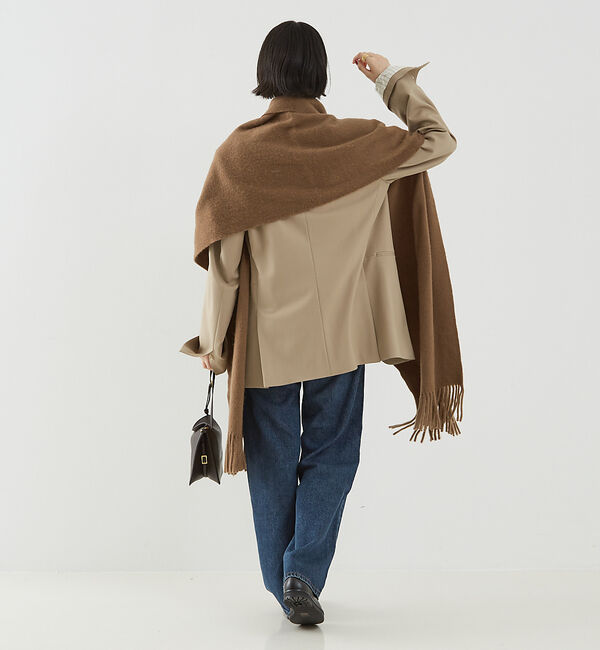 The Store by C' 「【ASAUCE MELER】ベビーキャメルストール」|マフラー|