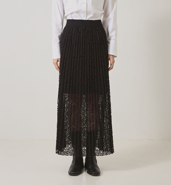 The Store by C' 「【COCUCA】レースプリーツスカート」|スカート|