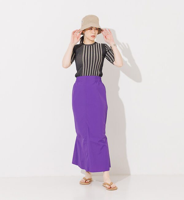 NOMINE「ミックスリブニットプルオーバー」|ニット・セーター|