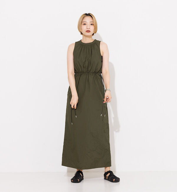 NOMINE「アメスリワッシャーワンピース」|ワンピース|カーキ