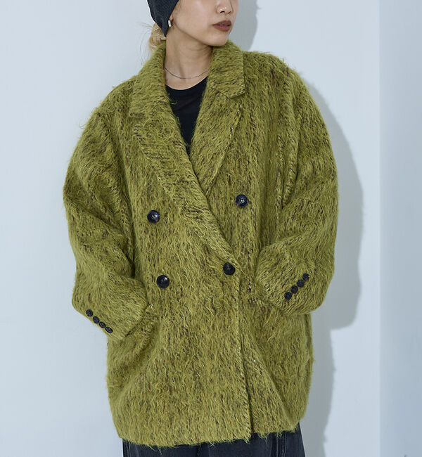 NOMINE「シャギー ジャケット コート / ジャコット」|その他|マスタード